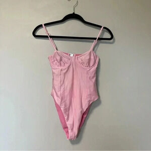 NWOT VDM  pink one piece swimsuit